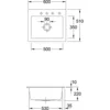 Image de Villeroy & Boch 330901r7 Eb-sp Subway 60 S 600x510mm Égouttoir.