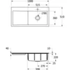 Image de Villeroy & Boch 336101r7 Eb-sp Subway Style 60 1000x510mm