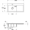 Image de Villeroy & Boch 336201r7 Eb-sp Subway Style 60 1000x510mm
