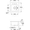 Image de Villeroy & Boch 678101r7 Eb-sp Subway 45 Xs 475x510mm Ablgarn.