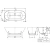 Image de Villeroy & Boch Q175anh7f400vr8 Baignoire Antheus 1750x800x632mm