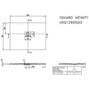 Image de Villeroy & Boch Udq1290sqi2v-al Dw Squaro Infinity 1200x900x40 Mm