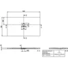 Image de Villeroy & Boch Udq1480sqi2v-al Baignoire Squaro Infinity 1400x800x40mm