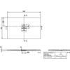 Image de Villeroy & Boch Udq1490sqi2v-al Dw Squaro Infinity 1400x900x40mm