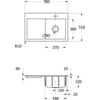 Image de Villeroy & Boch 334701r8 Eb-sp Subway Style 45 780x510mm