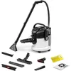 Image de Kärcher Injecteur/Extracteur SE 4, Tuyau 2 en 1 Flexible, Réservoir Eau Fraîche et Sale : 4 l, Suceurs Sol avec Embouts pour Sol Dur et pour Moquettes, Suceurs pour Fauteuils et pour Fentes en occasion ou reconditionné