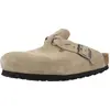 Image de Birkenstock Boston Braided Suede Leat Couleur Beige