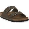 Image de Chaussures Birkenstock arizona kaki délavé calz 1027039