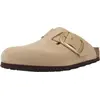 Image de Birkenstock Boston Big Buckle Couleur Brun Clair