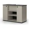 Image de Meuble sous lavabo Vicco Joli Grège 80x59cm avec 2 portes, Model 52205