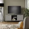 Image de Meuble tv Vicco Eliza Gris 150x60cm avec 2 portes, Model 56402