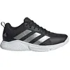 Image de Adidas Court Team Bounce 2.0, couleur noire avec accents argentés métallisés et blanc cassé (pour femmes) - Taille EU 40