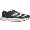 Image de ADIDAS Adizero Adios 8, chaussure de course pour femmes, couleur carbone/blanc/noir, taille 38 2/3