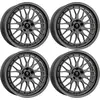 Image de MB Design Jantes LV1 8.5Jx19 ET 45 5x108 Gris 4-LV18519455E1-G1 compatible avec Jaguar S-Type XE XF XJ
