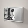 Image de Duravit L-Cube armoire de toilette avec éclairage LED, blanc, 800x155x700mm, 2 portes, prise de courant E, LC7551018181010