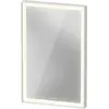 Image de Duravit L-Cube Miroirs avec éclairage, angulaires, LED 18W, 450x700x67mm, blanc aluminium mat, LC7379018180000