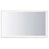 Image de Duravit L-Cube Miroirs avec éclairage, angulaires, 1200x700x67mm, blanc aluminium mat, LC7383018180100