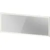 Image de Duravit L-Cube Miroirs avec éclairage, angulaires, 1800x700x67mm, blanc aluminium mat, LC7386018180100