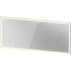 Image de Duravit L-Cube Miroirs avec éclairage, angulaires, 1600x700x67mm, blanc aluminium mat, LC7385018180100