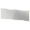 Image de Duravit L-Cube Miroirs avec éclairage, angulaires, 2000x700x67mm, blanc aluminium mat, LC7387018180100