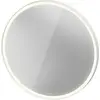 Image de Duravit L-Cube Miroirs avec éclairage, rond, LED 24W, 900x900x67mm, blanc aluminium mat, LC7376018180100