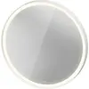 Image de Duravit L-Cube Miroirs avec éclairage, rond, LED 18W, 700x700x67mm, blanc aluminium mat, LC7375018180100