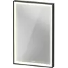 Image de Duravit L-Cube Miroirs avec éclairage, angulaires, LED 18W, 450x700x67mm, graphite aluminium mat, LC7379049490000