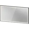 Image de Duravit L-Cube Miroirs avec éclairage, angulaires, 1300x700x67mm, graphite aluminium mat, LC7388049490100