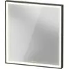 Image de Duravit L-Cube Miroirs avec éclairage, angulaires, 650x700x67mm, graphite aluminium mat, LC7380049490100