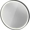 Image de Duravit L-Cube Miroirs avec éclairage, rond, LED 18W, 700x700x67mm, graphite aluminium mat, LC7375049490100