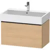 Image de Duravit D-Neo bâti-support lavabo suspendu, 784x440x442mm, 1 tiroir, avec poignée diamant noir, DE42730BD300000
