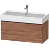 Image de Duravit D-Neo bâti-support lavabo suspendu,984x440x442mm, 1 tiroir, avec poignée noir diamant, DE42740BD790000