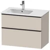 Image de Duravit De43660bd910000 D-neo Wtuwh Meuble Sous-lavabo 810x462x625 Tp. Mt
