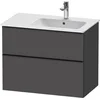 Image de Duravit De43670bd490000 D-neo Wtuwh Meuble 810x462x625 Gt Mt H3h
