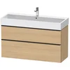 Image de Duravit De43750bd300000 D-neo Wtuwh Évier 1184x442x625 Eina Mt