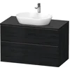 Image de Duravit D-neo, Sous-lavabo En Console Suspendu, 1000x664x550mm,