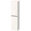 Image de Duravit D-Neo Armoires hautes, 400x1760x360mm, 1 porte, charnières à gauche, 5 tablettes en verre, poignée noir diamant, DE1328LBD220000