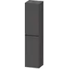Image de Duravit D-Neo Armoires hautes, 400x1760x360mm, 1 porte, charnières à gauche, 5 tablettes en verre, poignée noir diamant, DE1328LBD490000