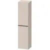 Image de Duravit D-Neo Armoires hautes, 400x1760x360mm, 1 porte, charnières à droite, 5 tablettes en verre, poignée diamant noir, DE1328RBD910000