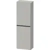 Image de Duravit D-Neo armoires mi-hautes, 400x1320x240mm, 1 porte, charnières à droite, 4 tablettes en verre, poignée noir diamant, DE1318RBD070000