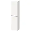 Image de Duravit D-Neo Armoires hautes, 400x1760x360mm, 1 porte, charnières à gauche, 5 tablettes en verre, poignée noir diamant, DE1328LBD180000