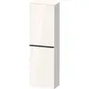 Image de Duravit D-Neo armoires mi-hautes, 400x1320x240mm, 1 porte, charnières à gauche, 4 tablettes en verre, poignée noir diamant, DE1318LBD220000