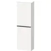 Image de Duravit D-Neo armoires mi-hautes, 400x1320x240mm, 1 porte, charnières à droite, 4 tablettes en verre, poignée noir diamant, DE1318RBD180000