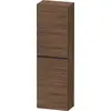 Image de Duravit D-Neo armoires mi-hautes, 400x1320x240mm, 1 porte, charnières à droite, 4 tablettes en verre, poignée noir diamant, DE1318RBD210000