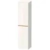 Image de Duravit D-Neo Armoires hautes, 400x1760x360mm, 1 porte, charnières à gauche, 5 tablettes en verre, poignée bronze brossé, DE1328L04220000