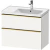 Image de Duravit De4358034180000 D-neo Wtuwh Meuble 784x452x625 Blanc Mat H3h