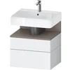 Image de Duravit Qa4393043180000 Qat Wtu Blanc Angle 590x470x590 Blanc Mat Avec Robinetterie