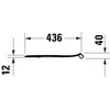 Image de DURAVIT 0023390000 Univ.WC-Sitz D-shaped Tief 451mm Ülap