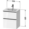 Image de Duravit De43600bd550000 Dn Wtu Wh 510x402x625 Az 1 Ei