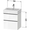 Image de Duravit D-neo Bâti-support Lavabo Suspendu, 584x625x442mm, 1